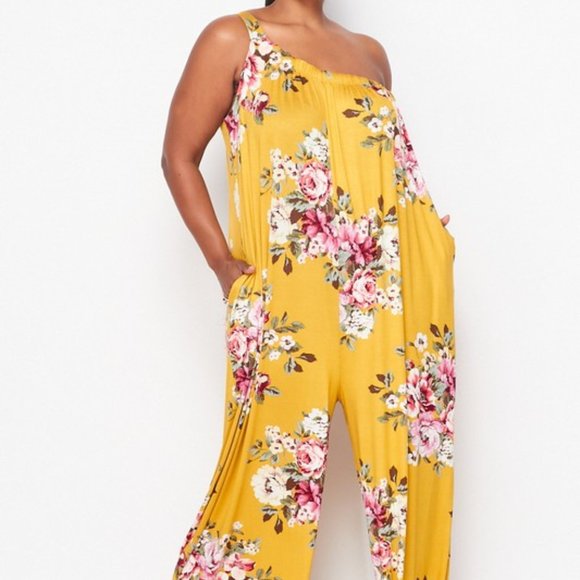 Pants - Floral print Beauty in a Jumpsuit